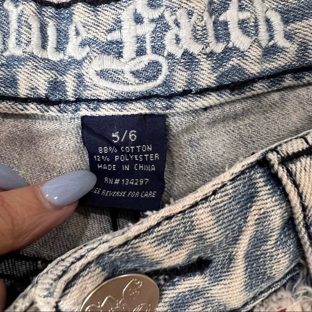Blue Faith Shorts 5/6 NWOT - Picture 3 of 3